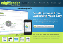 Tablet Screenshot of edgesender.com